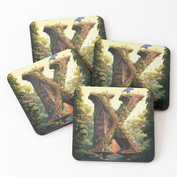 Item preview, Fantasy Nature Letter X designed and sold by WRabbitCreation.