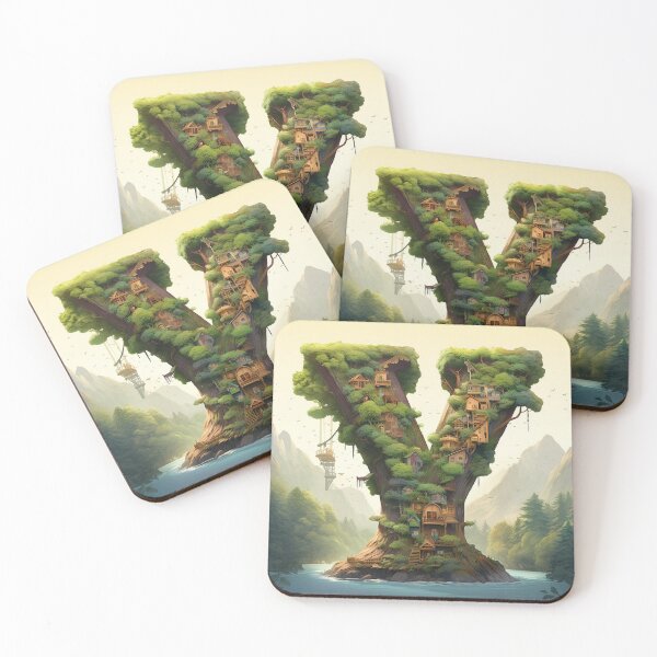 Item preview, Fantasy Nature Letter Y designed and sold by WRabbitCreation.