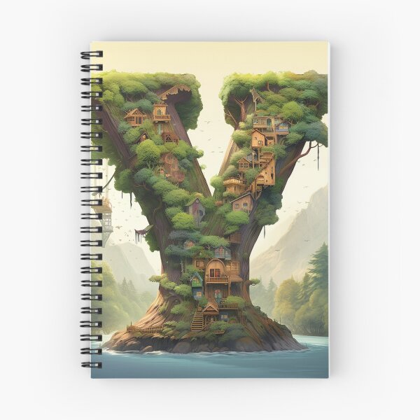 Artikelvorschau, Fantasie-Natur-Buchstabe Y entworfen und verkauft von WRabbitCreation.