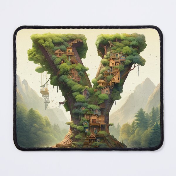 Item preview, Fantasy Nature Letter Y designed and sold by WRabbitCreation.