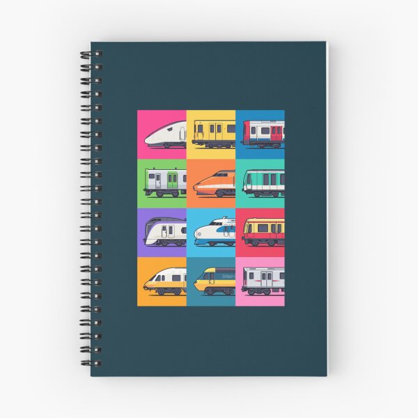 Item preview, World Trains Grid Pattern   designed and sold by heybadna.