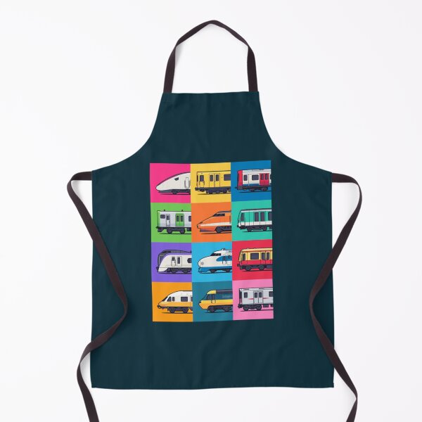 Item preview, World Trains Grid Pattern designed and sold by heybadna.