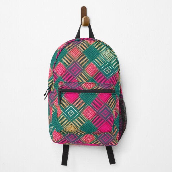 Item preview, Abstract seamless vintage tribal fabric colorful pattern background designed and sold by gmm2000.