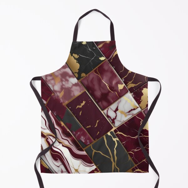 Item preview, Maroon and white marble with black and gold flecks designed and sold by BirdsnStuff.