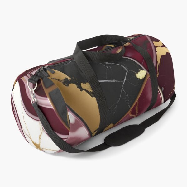 Item preview, Maroon and white marble with black and gold flecks designed and sold by BirdsnStuff.