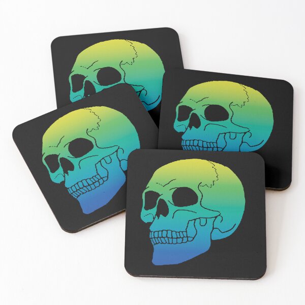 Item preview, Colored Skull - Version 6 designed and sold by AtlantisApparel.