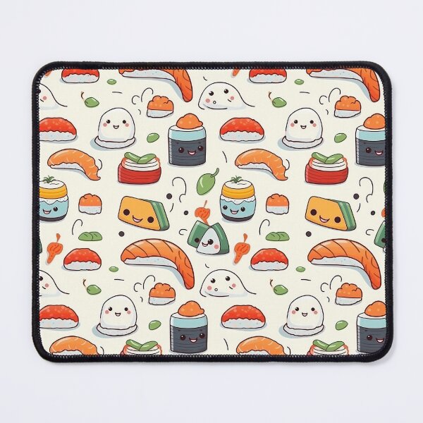 Item preview, Cute sushi pattern designed and sold by Lexa Pix.