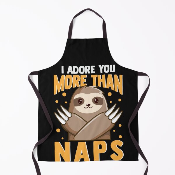 Item preview, I Adore You More Than Naps Lazy Sloth Funny T-Shirt designed and sold by woormle.