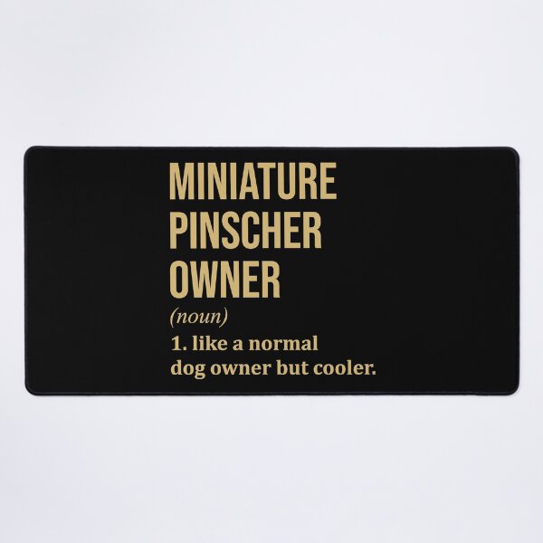 Item preview, Miniature Pinscher Dog Owner Definition in Gold designed and sold by XCIV.