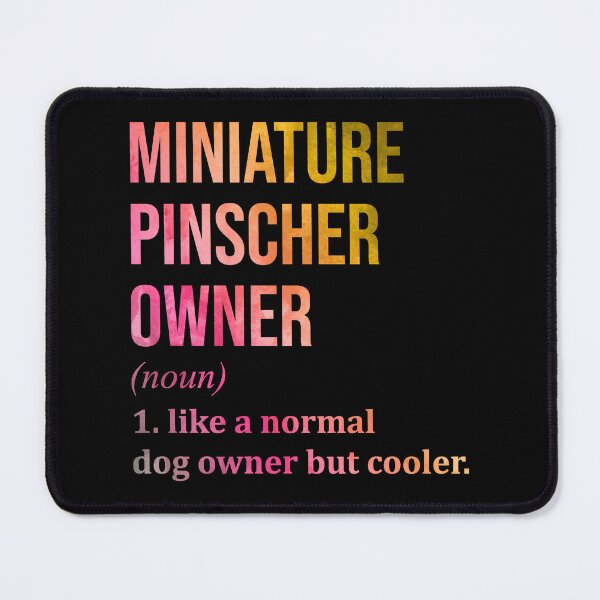 Item preview, Miniature Pinscher Dog Owner Definition in Watercolor designed and sold by XCIV.