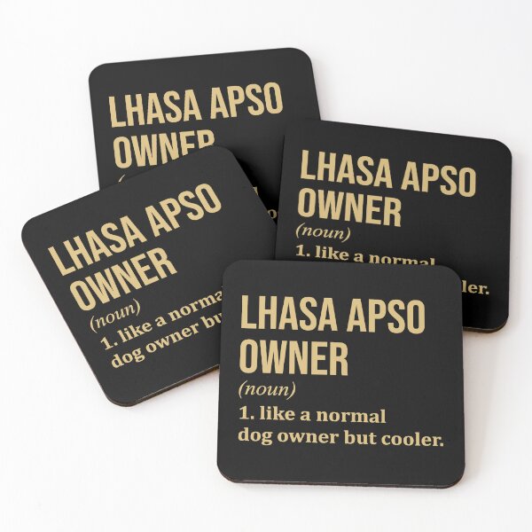 Item preview, Lhasa Apso Dog Owner Definition in Gold designed and sold by XCIV.