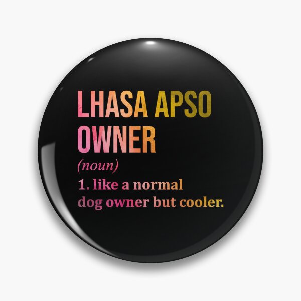 Item preview, Lhasa Apso Dog Owner Definition in Watercolor designed and sold by XCIV.