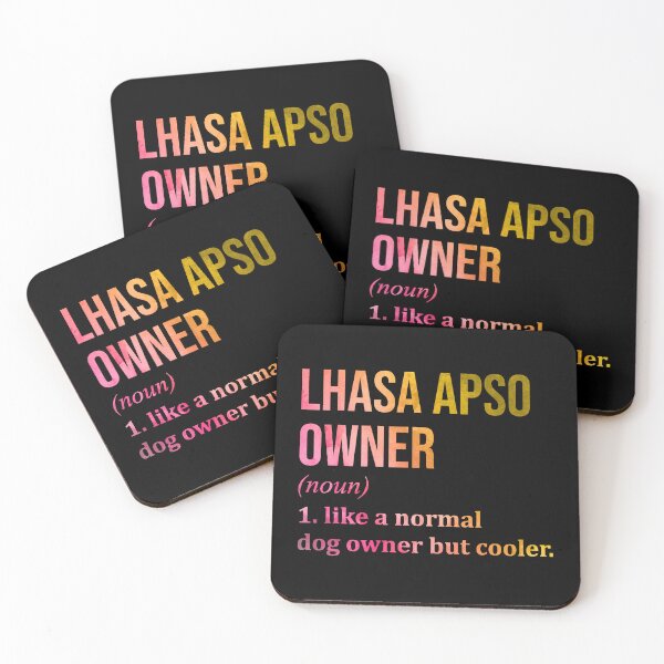 Item preview, Lhasa Apso Dog Owner Definition in Watercolor designed and sold by XCIV.