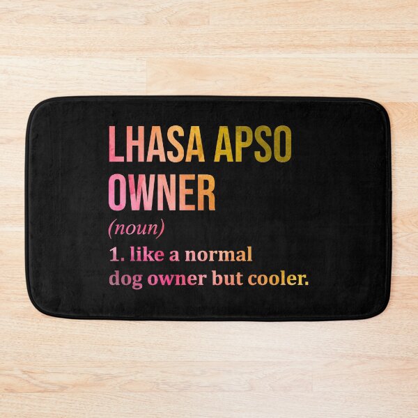 Item preview, Lhasa Apso Dog Owner Definition in Watercolor designed and sold by XCIV.