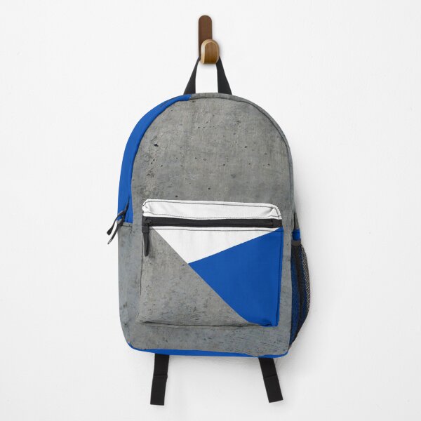 Item preview, Concrete grey and blue geometric background designed and sold by by-jwp.