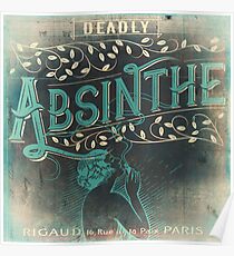 Absinthe Vintage Label Poster