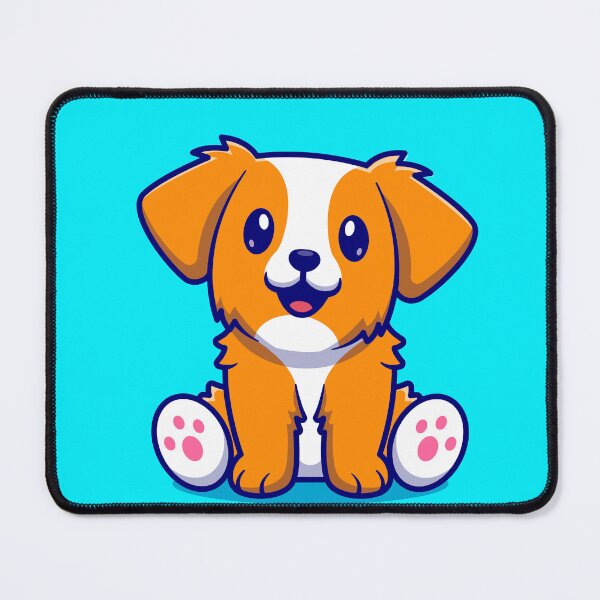 Item preview, Adorable Doggo Sitting - Charming Cartoon Illustration designed and sold by hjian8219.