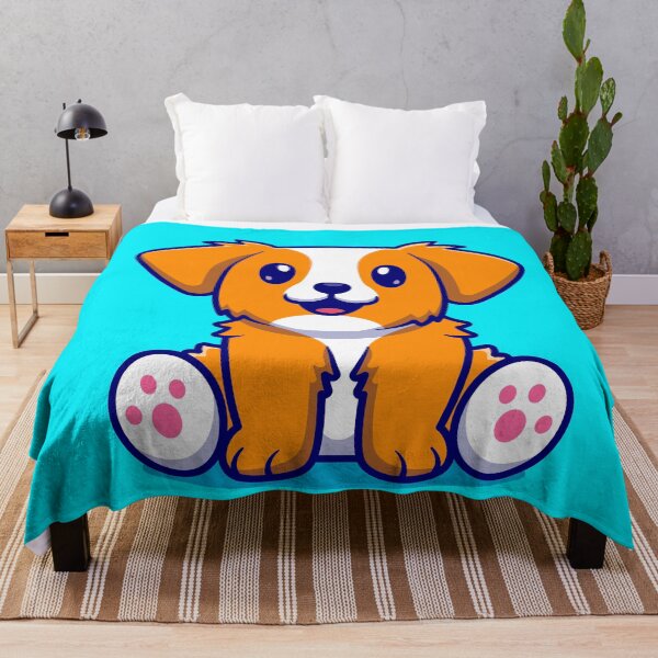 Item preview, Adorable Doggo Sitting - Charming Cartoon Illustration designed and sold by hjian8219.