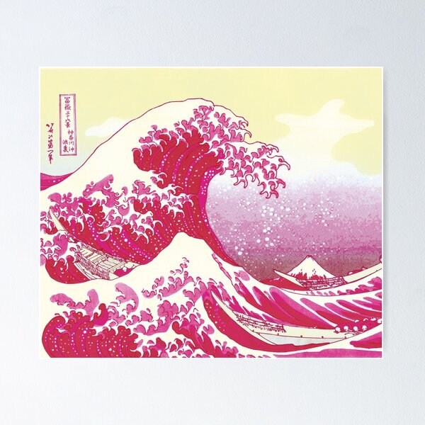 Item preview, Hokusai, great wave, Barbenheimer designed and sold by Mauswohn.