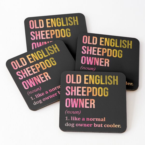 Item preview, Old English Sheepdog Dog Owner Definition in Watercolor designed and sold by XCIV.