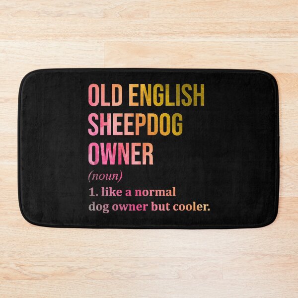 Item preview, Old English Sheepdog Dog Owner Definition in Watercolor designed and sold by XCIV.