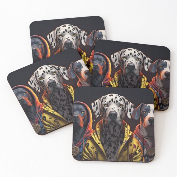 Item preview, Dalmatian Gangster Dogs designed and sold by eddiehunter.