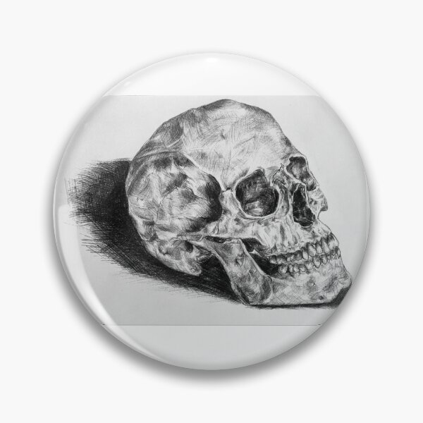 Item preview, human skull designed and sold by nellynk.