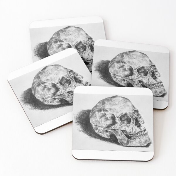 Item preview, human skull designed and sold by nellynk.