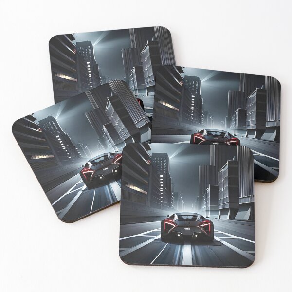 Item preview, Lykan Hypersport in dark street night designed and sold by Hillarymarcus.