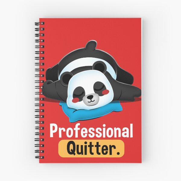 Item preview, Professional Quitter Panda designed and sold by DigitalMagician.