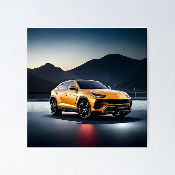 Artikel-Vorschau von Lamborghini urus Auto im dunklen Hintergrund in der Nacht, designt und verkauft von Hillarymarcus.