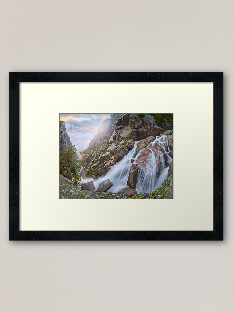 Thumbnail 1 of 7, Framed Art Print, Crystal Brook Falls, Mount Buffalo, Victoria, Australia designed and sold by Chockstone.