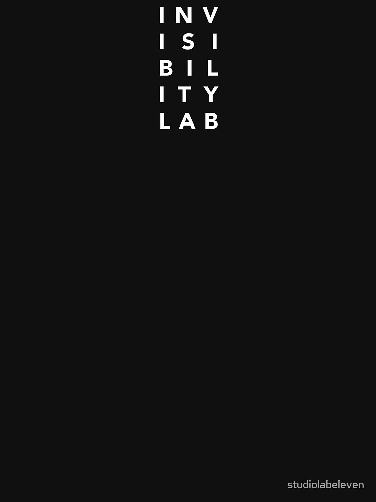 INVISIBILITY LAB WHITE LOGO by studiolabeleven