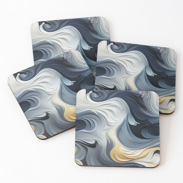 Item preview, Serene Marble Blue Cascade designed and sold by NikkofTime.