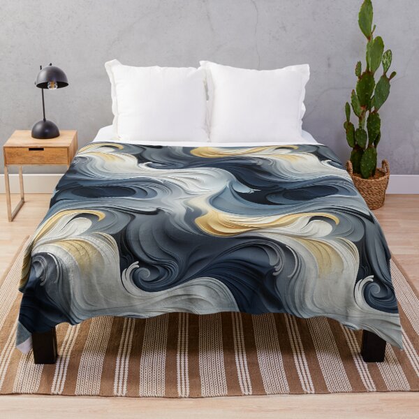 Item preview, Serene Marble Blue Cascade designed and sold by NikkofTime.