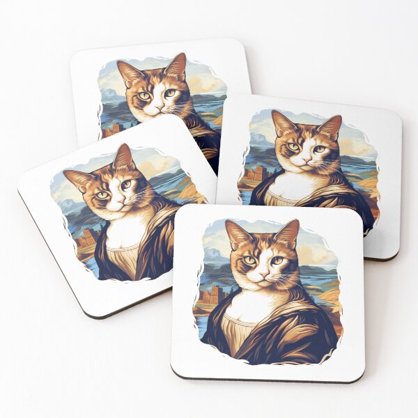 Item preview, Meowna Lisa designed and sold by illusupply.