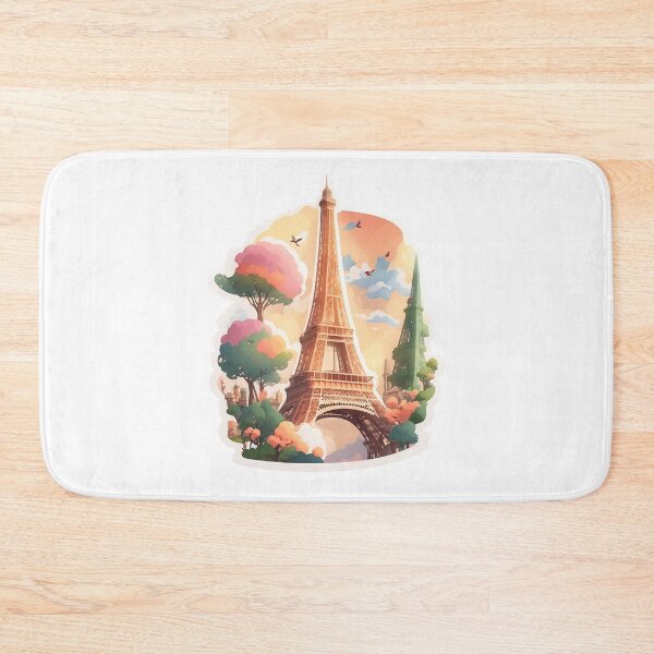 Item preview, Eiffel tower watercolor designed and sold by Jayjaynaenae.