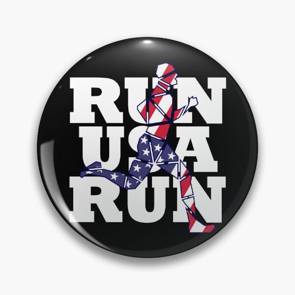 Item preview, RUN USA MARATHON RUNNER designed and sold by the Zarock Shop.