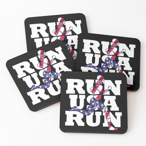 Item preview, RUN USA MARATHON RUNNER designed and sold by the Zarock Shop.