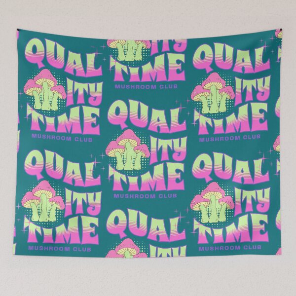 Item preview, Mushroom Club Quality Time VPR Merch designed and sold by siarhodens.