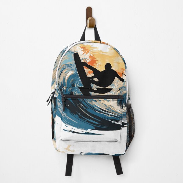 Item preview, Wakeboard on waves T-shirt designed and sold by Mikakujumi.