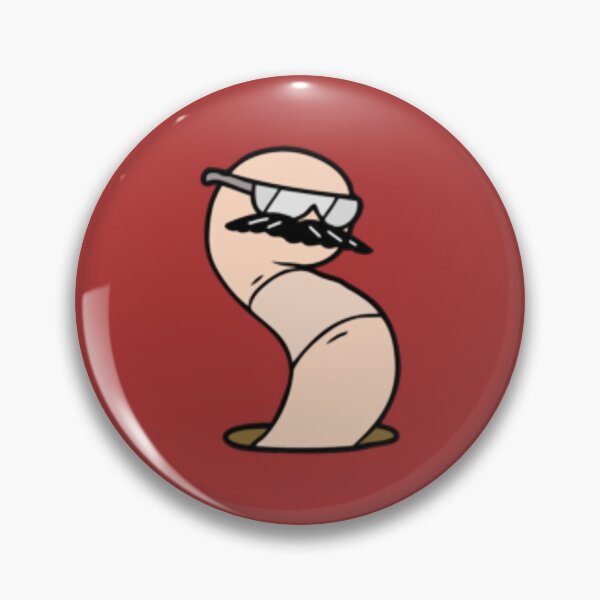 Item preview, Worm with a moustache  designed and sold by siarhodens.