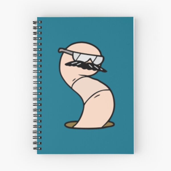 Item preview, Worm with a moustache  designed and sold by siarhodens.