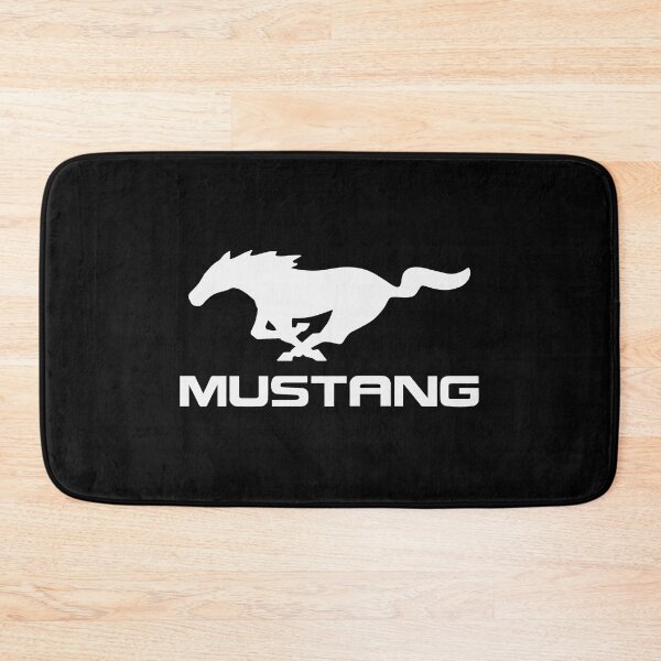 Artikelvorschau, Weißes Mustang-Logo entworfen und verkauft von BettyMils.