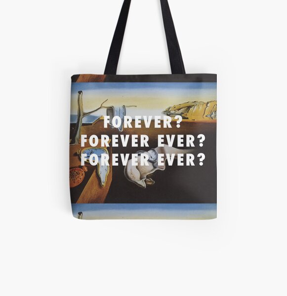Forever ever Dali All Over Print Tote Bag