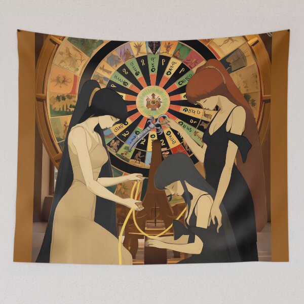 Item preview, Lunar Halo Tarot: Wheel of Fortune designed and sold by lunarhalomedia.