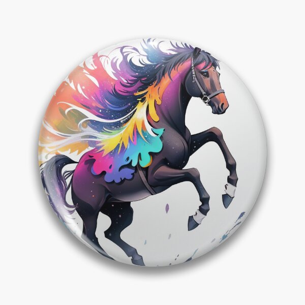 Item preview, A colorful splashing horse designed and sold by CoolPixels.
