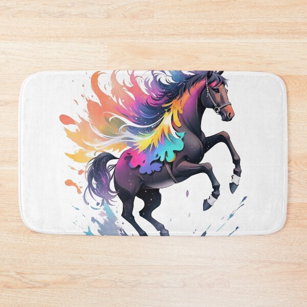 Item preview, A colorful splashing horse designed and sold by CoolPixels.