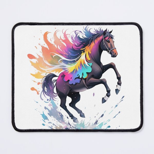 Item preview, A colorful splashing horse designed and sold by CoolPixels.