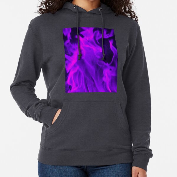 purple fire Lightweight Hoodie